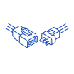 Electronics and connector components icon